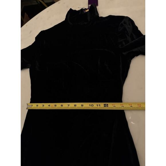 Ralph Lauren Collection Turtleneck Velvet Dress Runway Long Gown Anniversary 4 - Picture 10 of 14